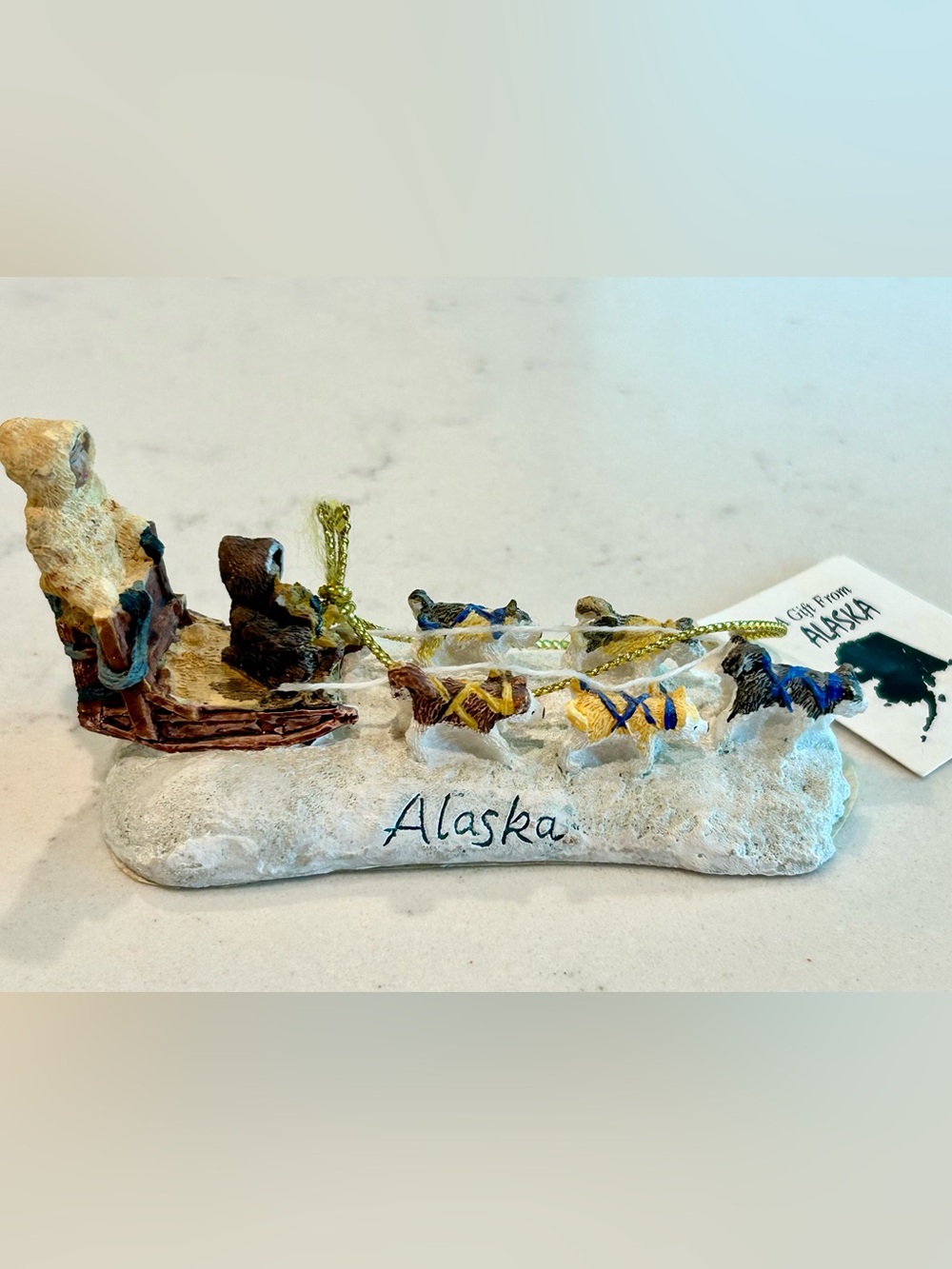 Vintage Alaska Dog Sled Ornament